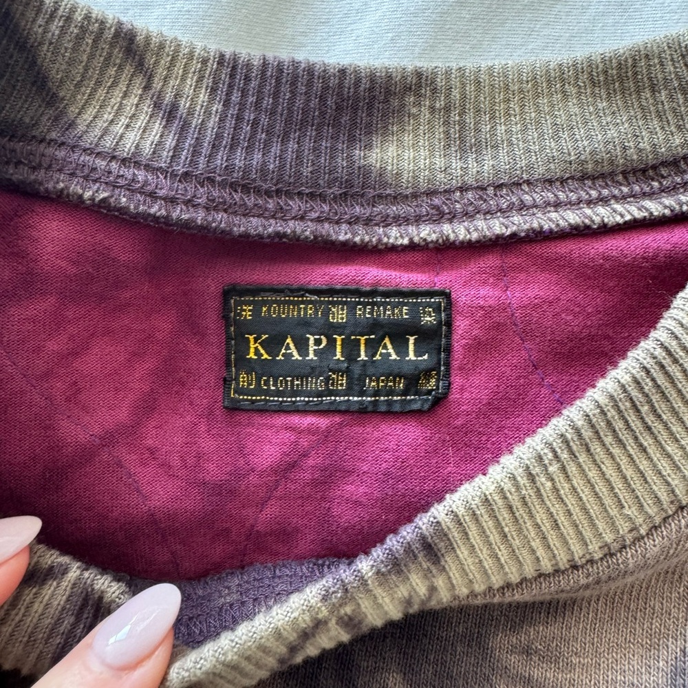 Kapital Purple and Brown Sweater